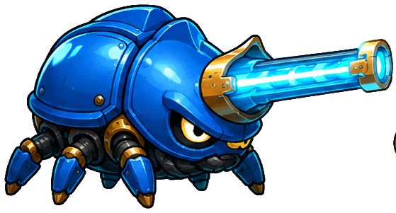 Beetle, a railgun carapace