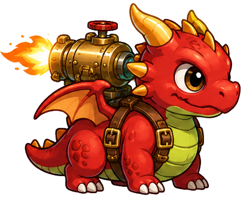 Drake, a baby dragon